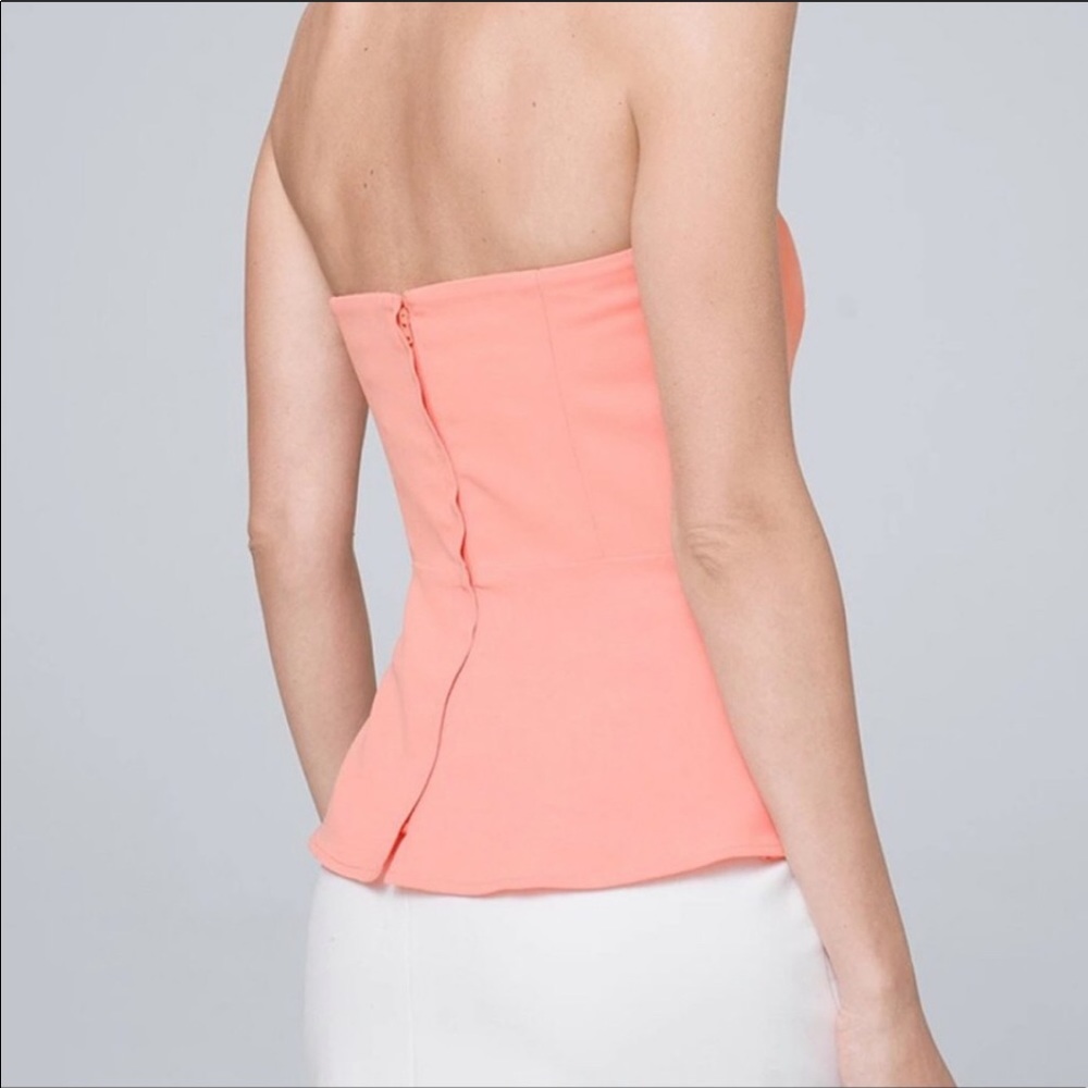 Peplum Strapless Bustier Top - Picture 3 of 5